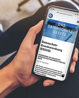 Smartphone DSGVO WebApp