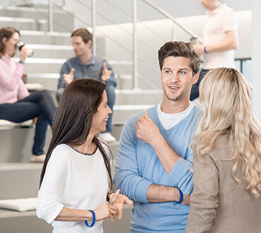 Gruppe von Studenten