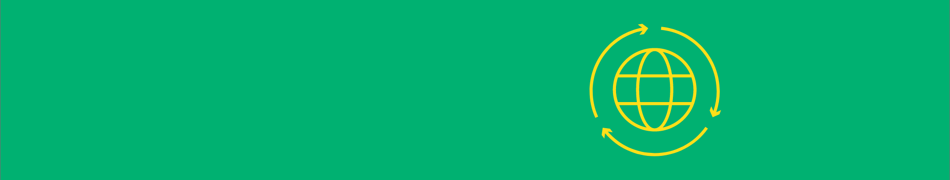 Website Banner mit gr&uuml;nem Hintergrund