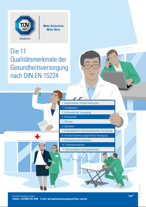 Buchcover zu Qualit&auml;tsmerkmalen nach DIN EN  15224