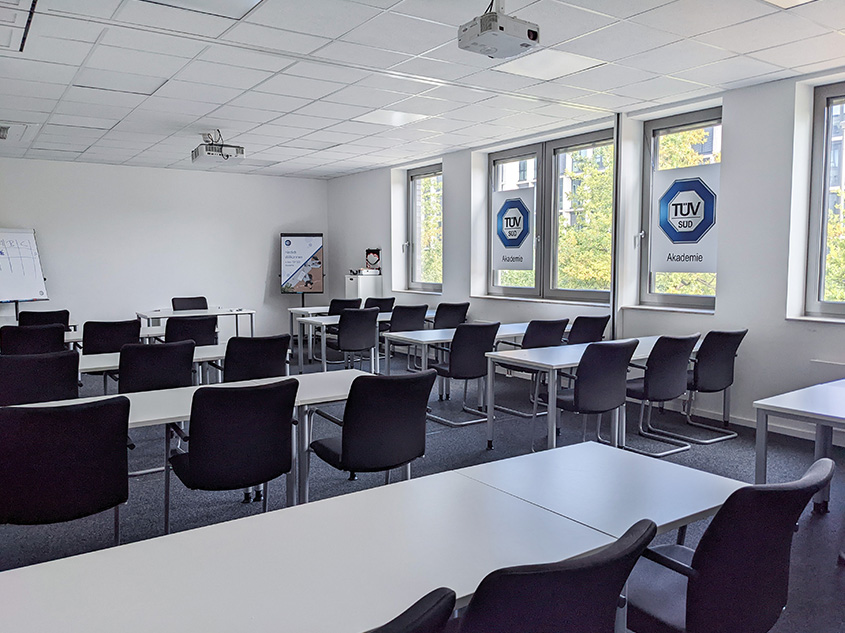 T&Uuml;V S&Uuml;D Akademie K&ouml;ln Schulungsraum