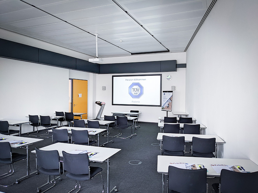T&Uuml;V S&Uuml;D Akademie Mannheim Schulungsraum