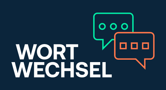 Wortwechsel Icons Sprechblasen