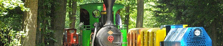 Picture of a colorful, historic steam locomotive Picture of a colorful, historic steam locomotive