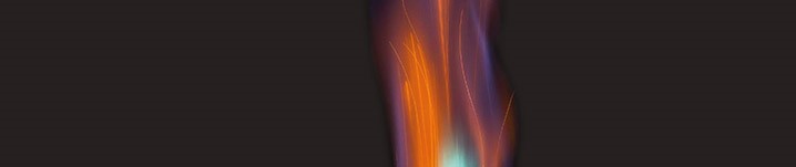 Image of a flame on a black background Image of a flame on a black background