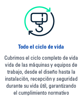 ciclo de vida maquinas y equipos de trabajo