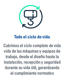 ciclo de vida maquinas y equipos de trabajo
